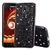 Produktbild Homikon Silikon Hülle Kompatibel mit Samsung Galaxy J4 Plus 2018 Überzug TPU Bling Glitzer Strass Ultra Dünn Schutzhülle Soft Flex Handyhülle Kratzfeste Stoßfest Tasche Schale Bumper Case - Schwarz
