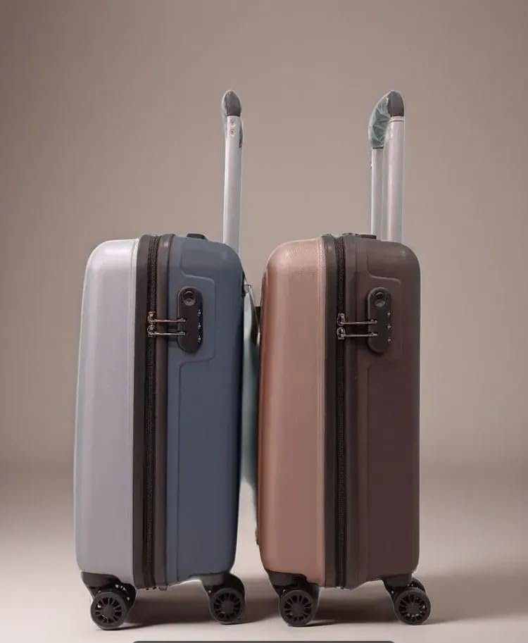 Image of Aristocrat Chromium Cabin 55 Cm(Small) 8 Wheels Trolley Bags for Travel Hard Case Luggage, Lightweight Bag with Combination Lock & Robust Trolley with 5 Years Warranty (Brown)