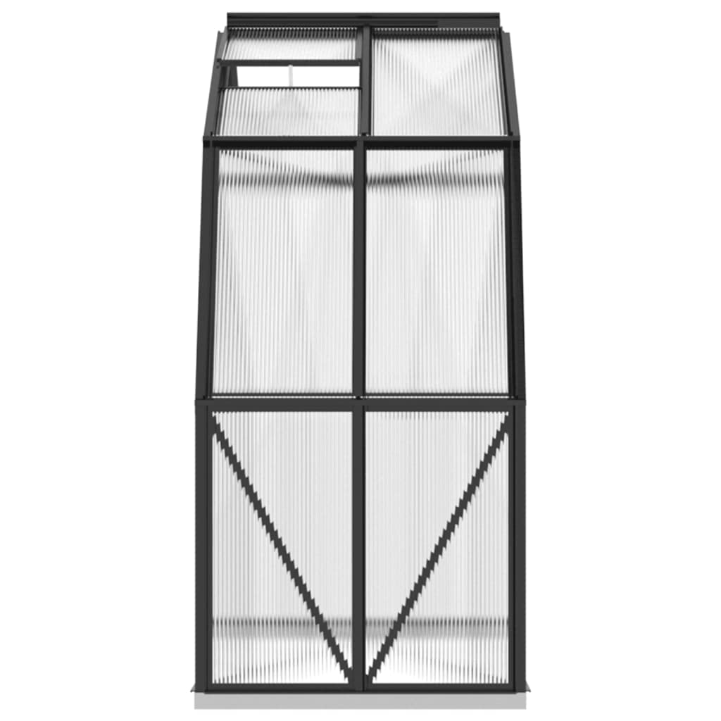 Produkty do domu - szklarnia z ramą podstawy antracyt 3,3 m aluminium