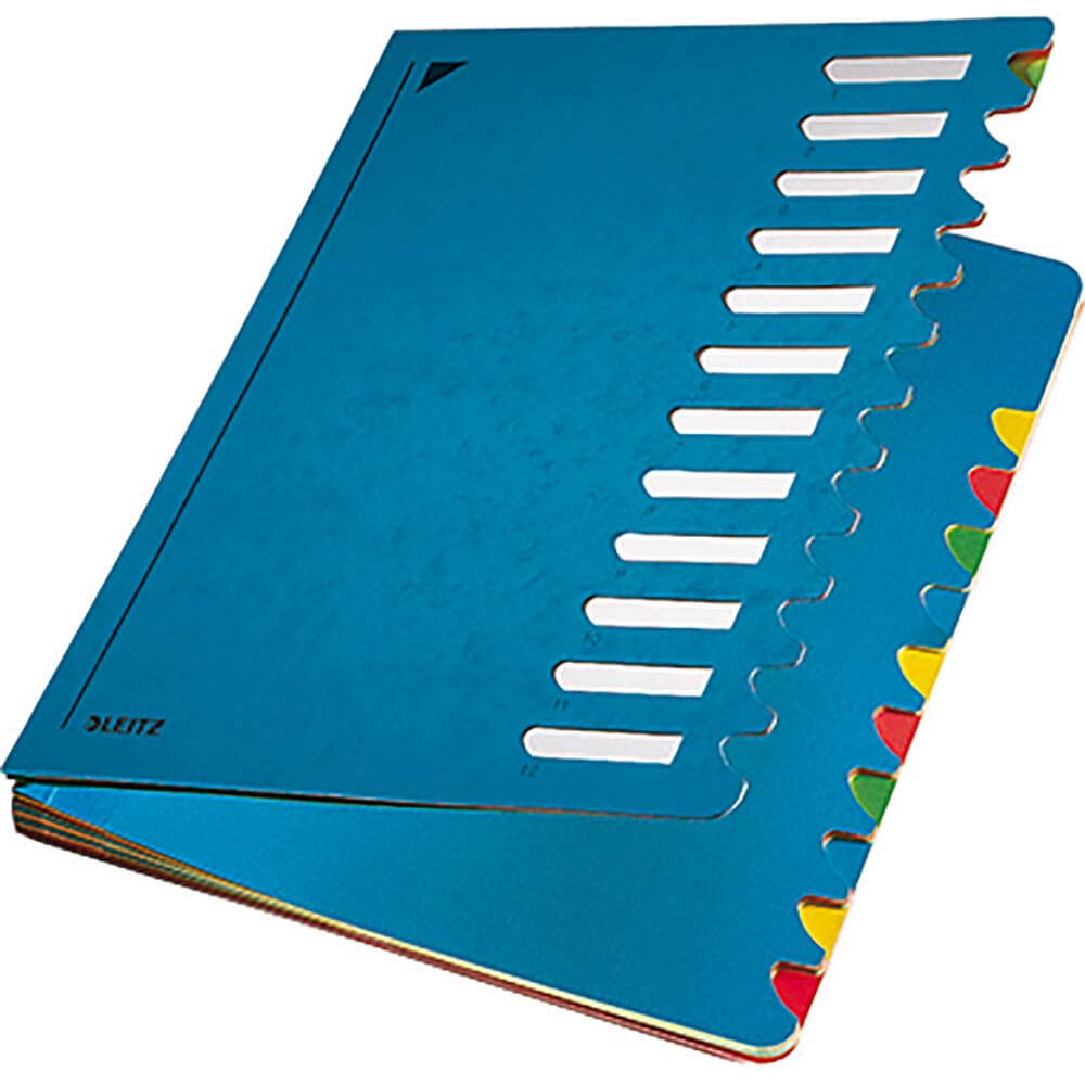Leitz Color 59120035 Desk Organiser 1-12 12 Sections Cardboard Blue