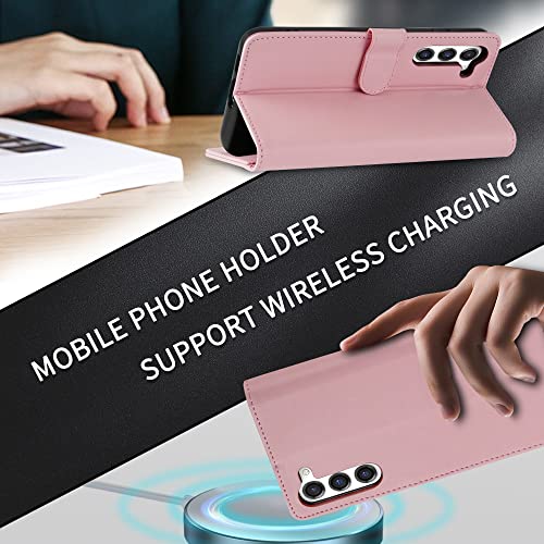 Neiye Compatible With Samsung Galaxy S23+Plus Wallet Case With Rfid Blocking Card Slots Stand Magnetic Closure Flip Pu Leather Phone Cover For Samsung Galaxy S23 Plus Case Wallet(6.6 Inch-Pink) #TOP3