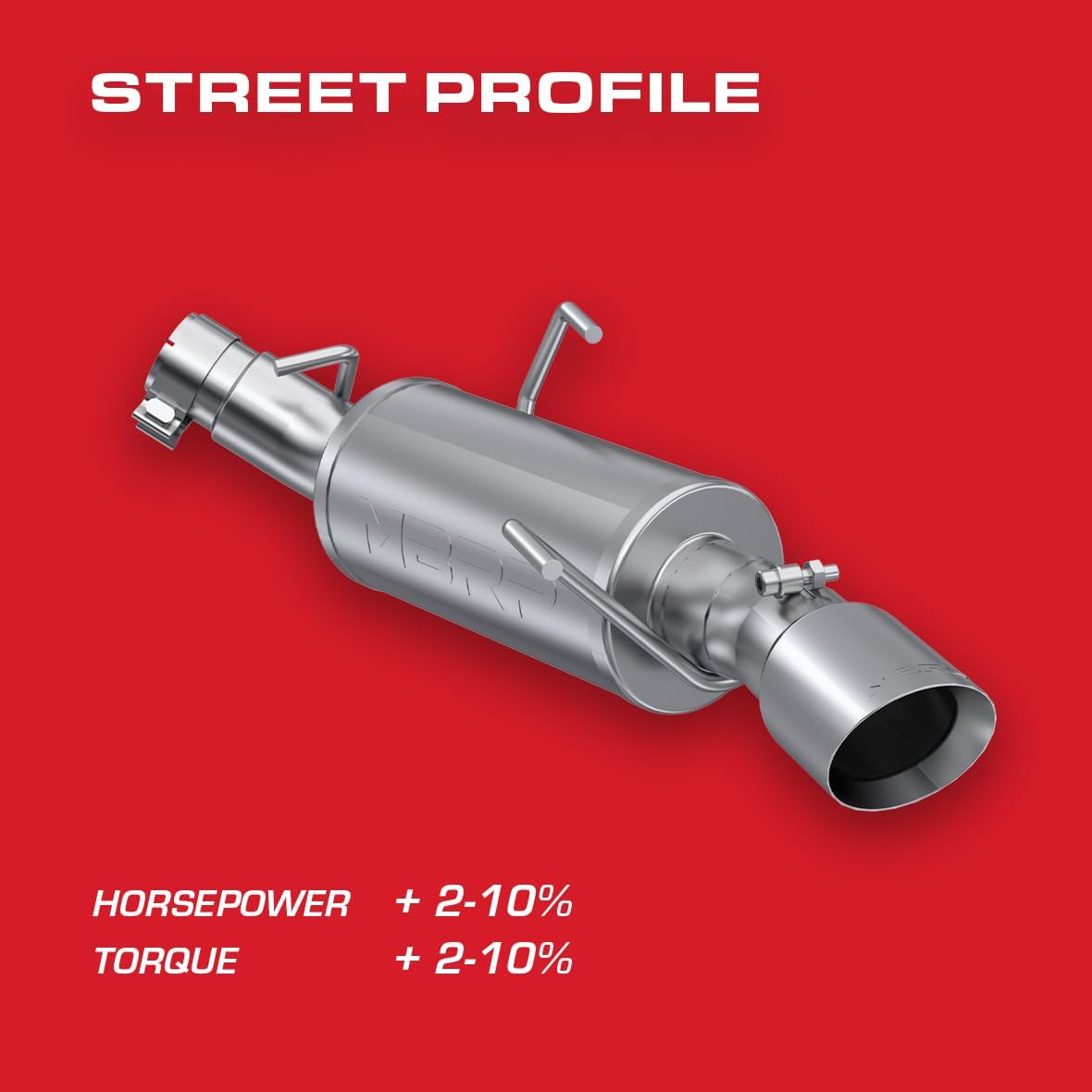 MBRP 05-10 Ford Mustang V6 3in Axle Back Single Rear Exit AL - S7217AL