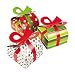 3D Christmas Gift Boxes with Bow - Party Favor & Goody Bags & Paper Goody Bags & Boxes; 24 Pack (2)