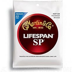 Martin SP Lifespan 92/8 Phosphor Jeu de cordes pour guitare folk Tirant medium (.013 -.056) - Les Beatles, Paul McCartney, John Lennon, RIngo Starr, George Harrison