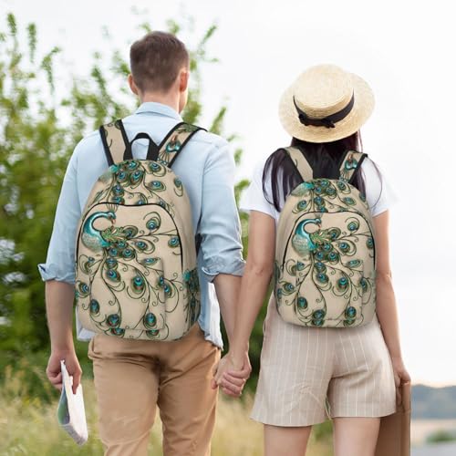 Mochila de día para fin de semana y portátil con estampado 6