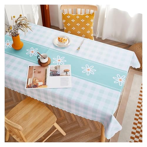 Nappe sans plis orange 120x160 cm pour repas sans repassage - 3