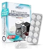 40× Reinigungstabletten für Kaffeevollautomaten – kompatibel & getestet für Siemens EQ-Series und Krups – einzeln verpackt, umweltfreundlich – extra starke Reinigungsformel „Made in Germany“