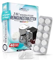 40× Reinigungstabletten für Kaffeevollautomaten – kompatibel & getestet für Siemens EQ-Series und Krups – einzeln verpackt, umweltfreundlich – extra starke Reinigungsformel „Made in Germany“ – Ansicht 1