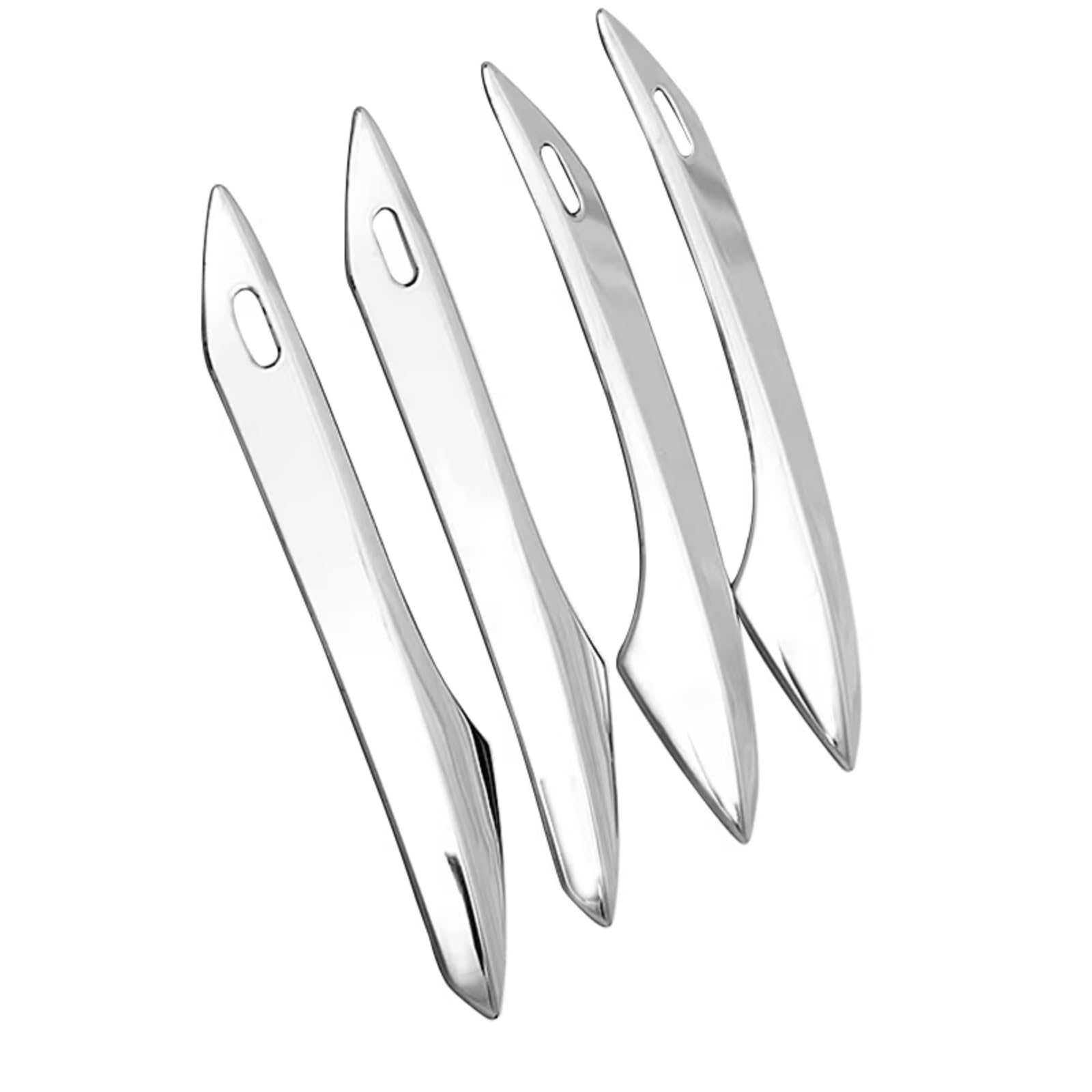 JJRFVBGT Door Handle Trim Compatible with Lexus NX200t 2015 2016 2017 2018 Silver Covers Trim Accessories Car Exterior Door Handle Housing