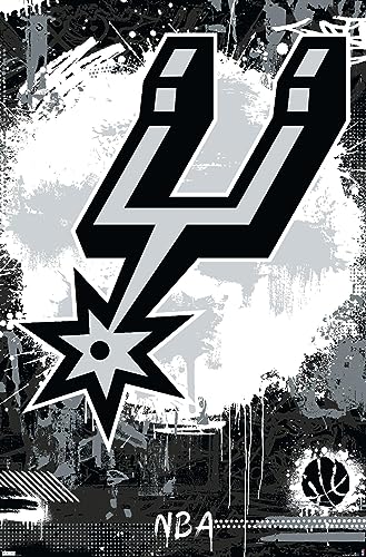 NBA San Antonio Spurs - Maximalist Logo 23 Wall Poster, 34L" x 22.4W", Unframed Version