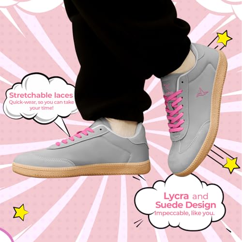 Image of YOHO Quoi Sneakers for Women | Soft Lining & Cushioned Insoles Shoes | Stylish & Casual Everyday | Vibrant Colours