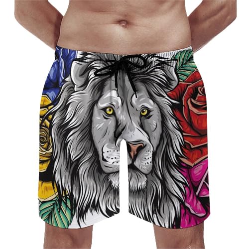 Shorts de bain homme noir maillot de bain séchage rapide swim trunk taille S