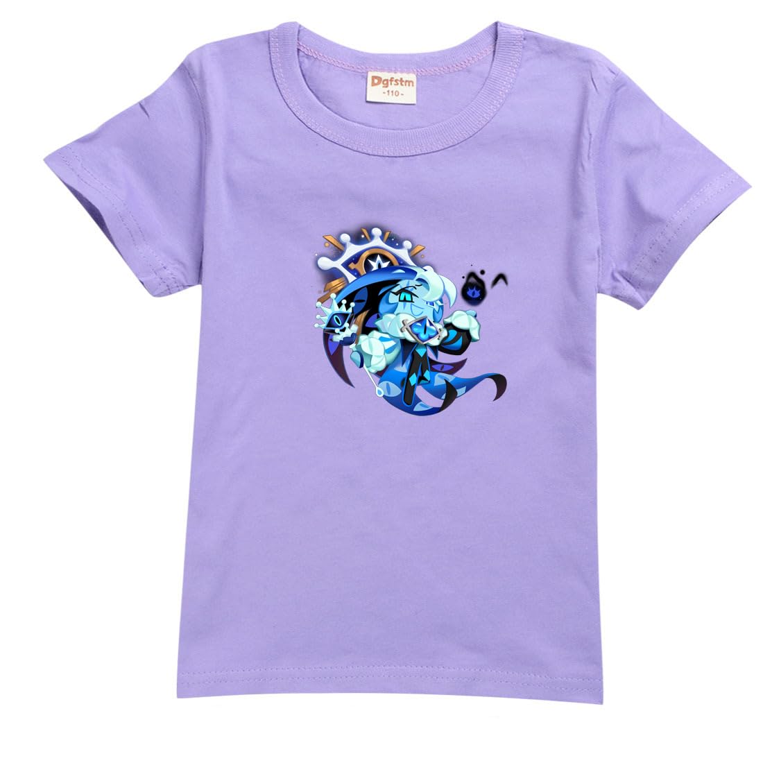 Hzsyc Boys Shadow Milk Cookie T-Shirts Kids Shadow Milk Cookie Game Pullover Shirt (Purple,11-12years)
