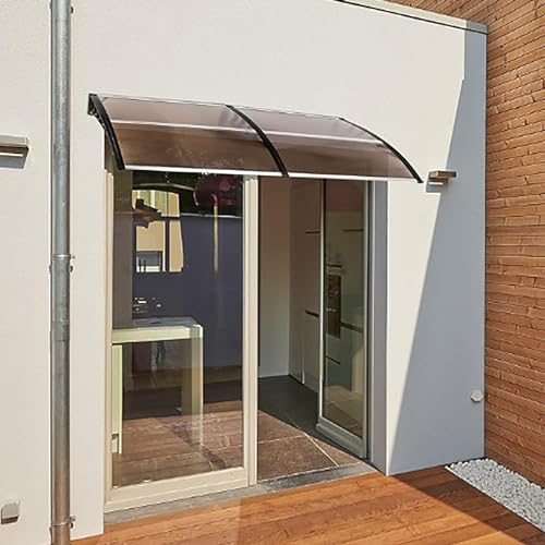 Marquesina para puerta de 100x200cm con tejadillo de aluminio 4