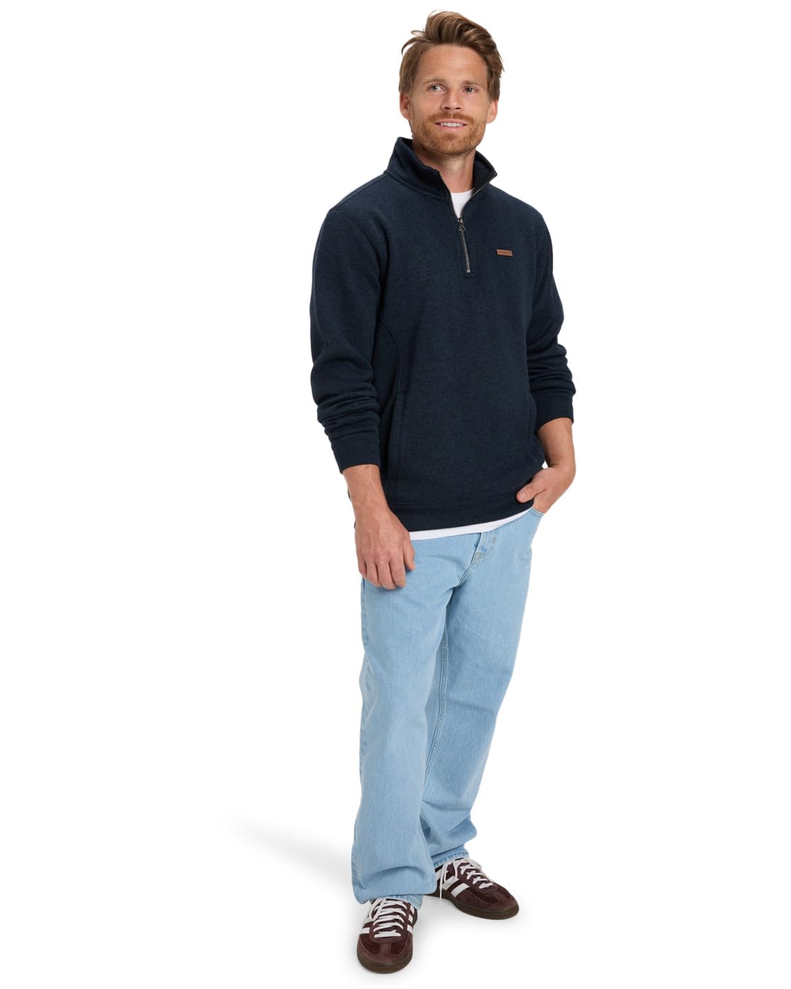 Quiksilver Keller 1/4 Zip Sweater Homme (Lot de 1)