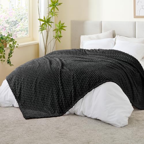 Image of BEDELITE Black King Blanket for Bed, Soft Cozy Gifts for Women, 108 * 90