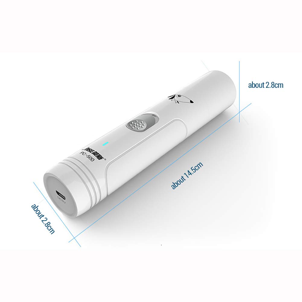 Broyeur À Ongles Coupe Ongle Chien Lime À Ongles Électrique Silencieux pour Animaux De Compagnie, USB Chargeur Coupe Griffes Chat Broyeur À Ongle Lime Griffes Vibrations Réduites