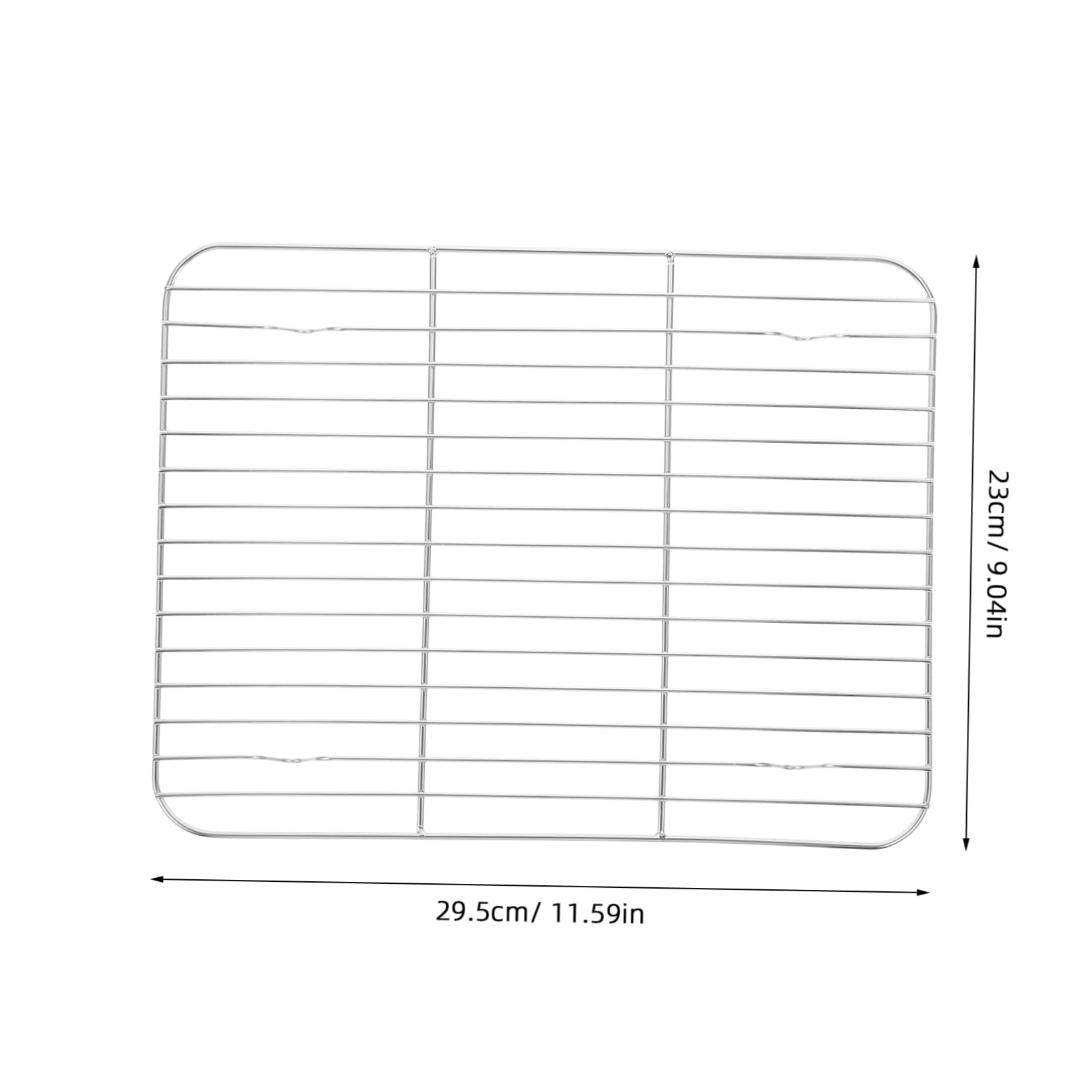 SOLUSTRE 2Pcs Stainless Steel Baking Rack for Oven Cooking Cooling Rack for Baked Goods Dishwasher Heavy Duty Design for Efficient Cooling Construction