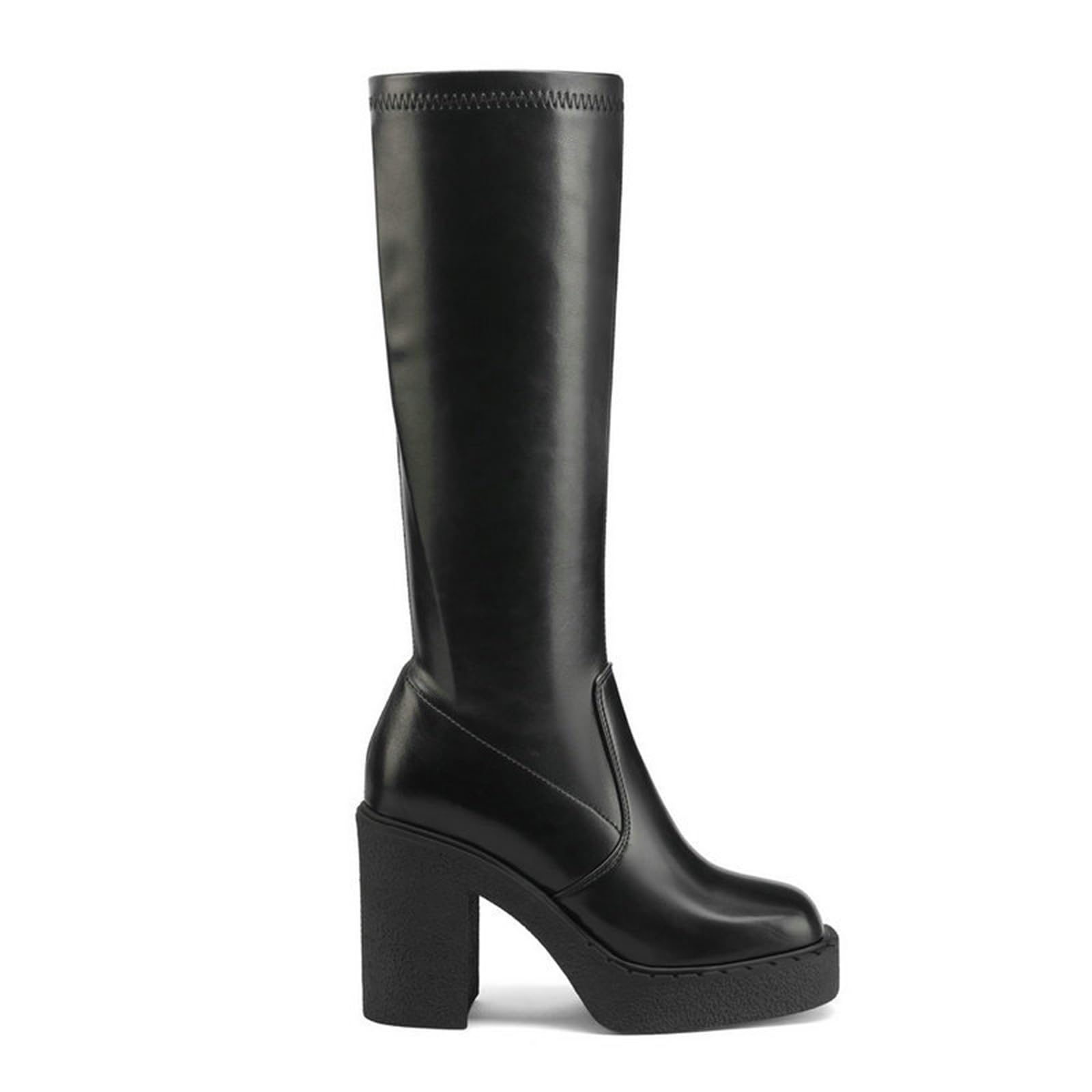 Botas Stretch para Mujer con Tacón Bloque