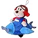 TE-Trend 18112 Plüsch Pilot Kuscheltier Flugzeug Plüschtier Monkey AFFE Ricchi Stoff Spielanhänger 25cm Mehrfarbig