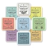 Störtebekker® Premium - Champú sólido (8 fragancias) - Champú vegano hecho a mano para hombre y mujer - cuidado de ducha perfumado para la piel y el cabello - Champú hidratante firme
