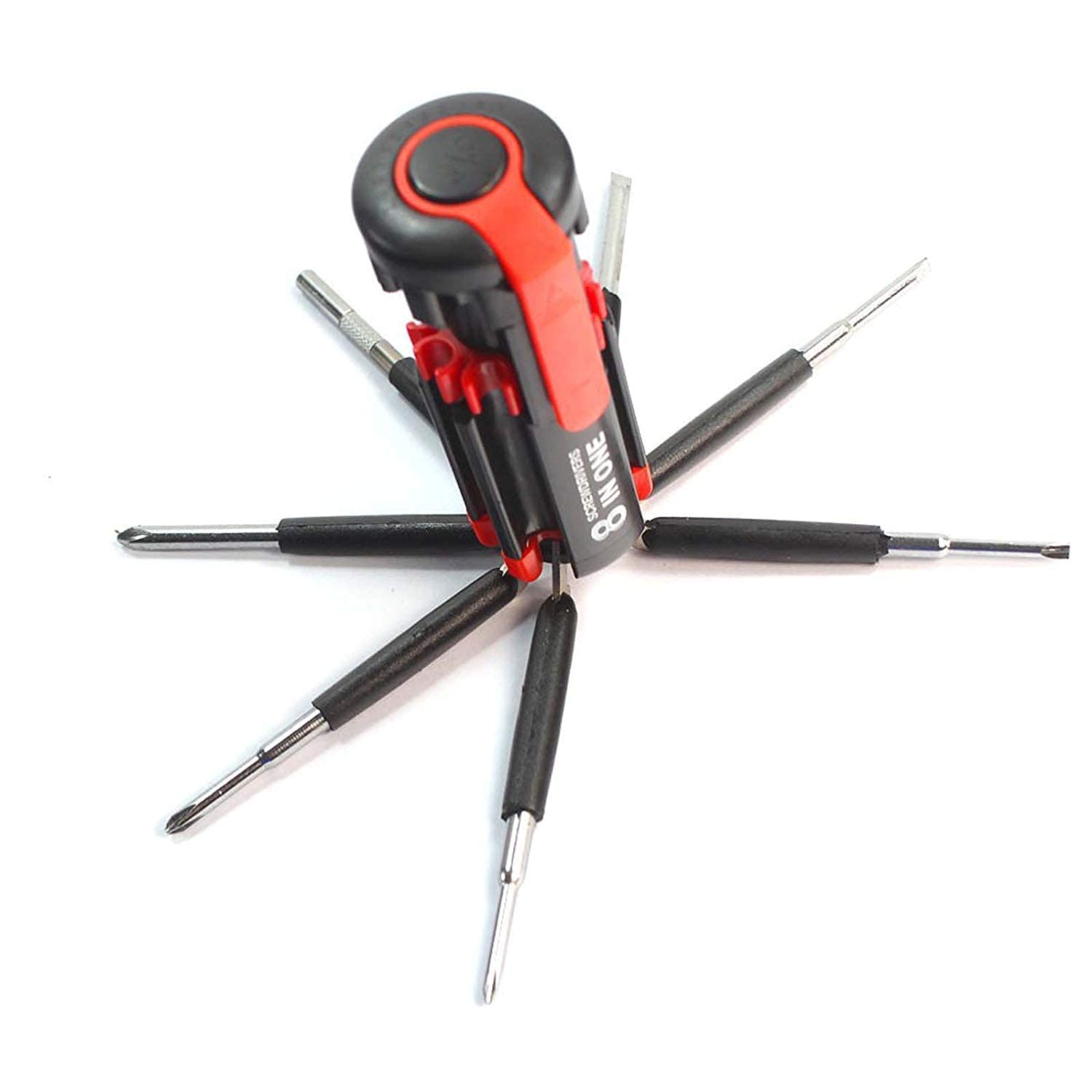 8-in-1 Screwdriver Set with LED Flashlight Magnetic Multi-Bit Tool — Amazon image 5