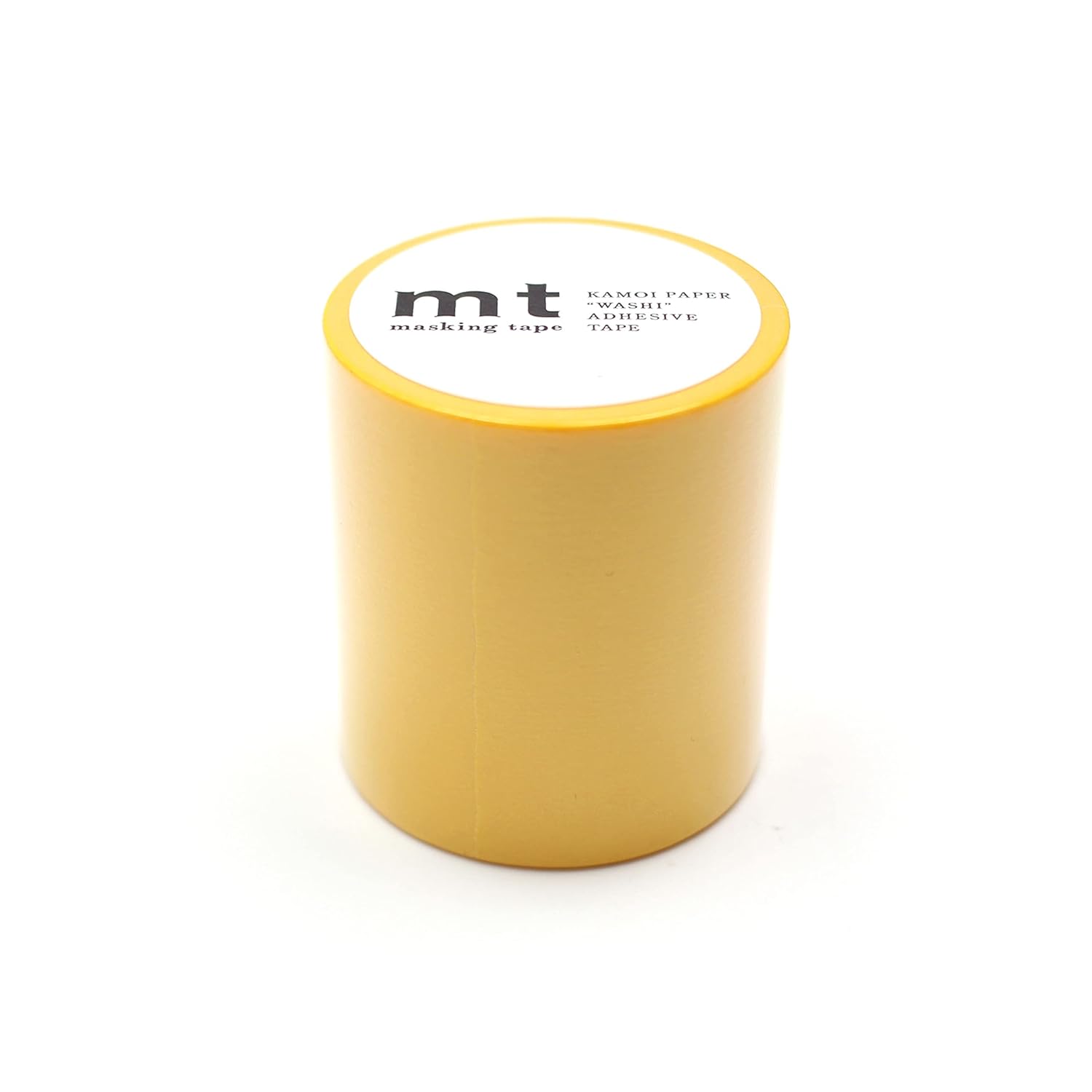 カモ井加工紙 Kamoi Kakoshi MT5W184 Masking Tape, 1 Piece, Yellow, 2.0 inches (50 mm) Width x 23.4 ft (7 m) Roll