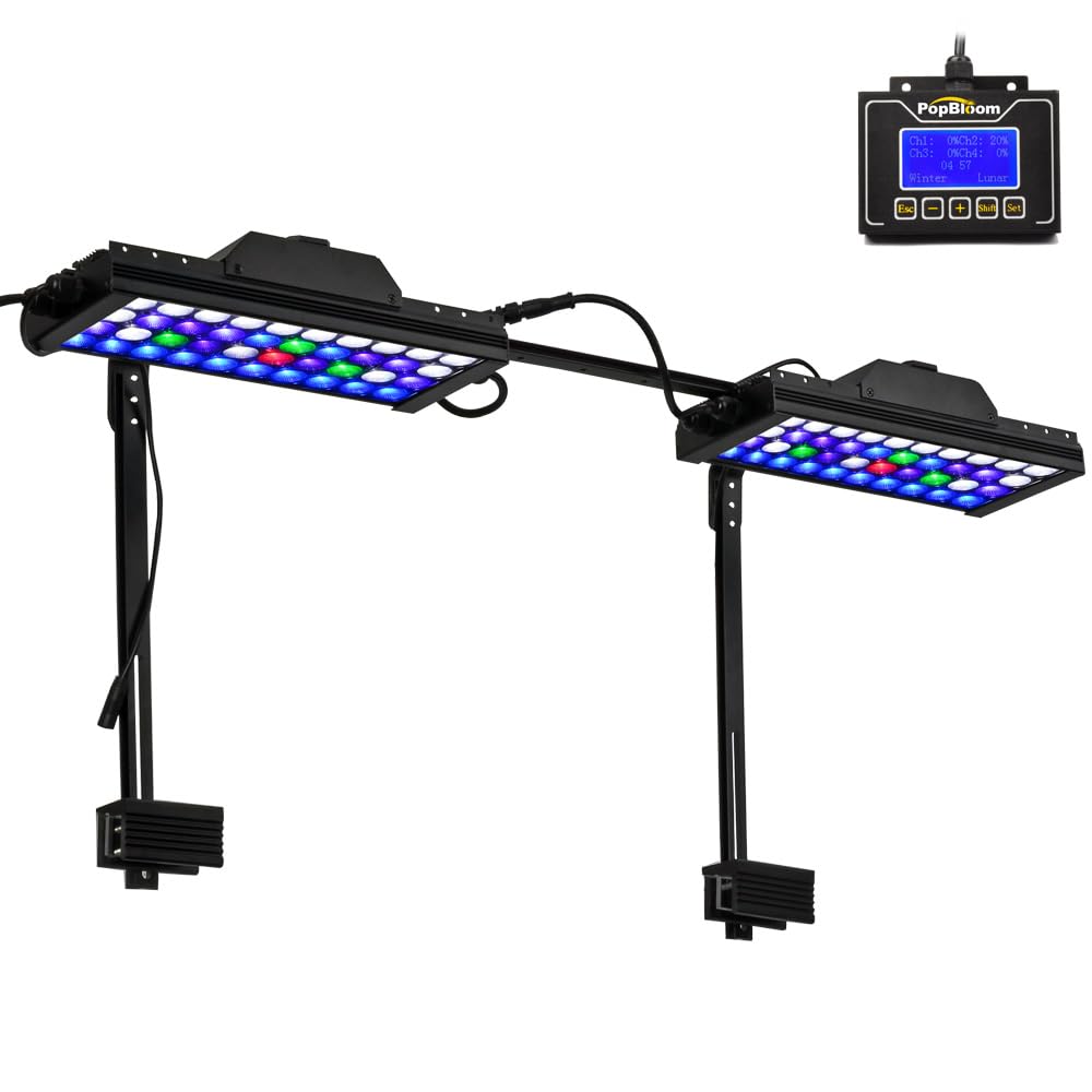 popbloom海水用LEDライト Light LED Aquarium Lights-Marine Aquarium PopBloom Amazon.com: ライト・照明器具