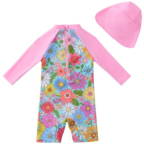 Image of UMELOK Baby Girl Swimsuit Infant UPF 50+ Bathing Suit Size Months