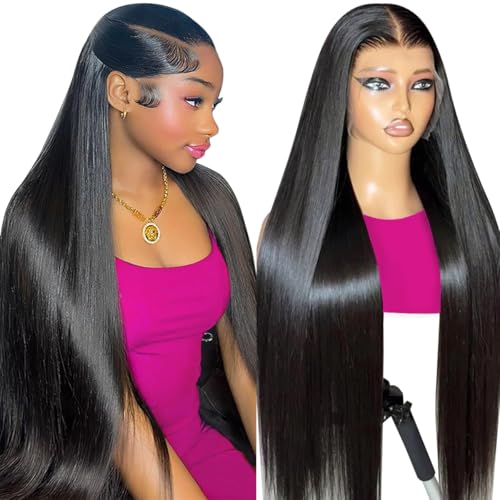 Beluck Straight Human Hair Wig For Black Women, 13X6 HD Lace Front Wigs Human Hair 180 Density, Glueless Wig Human Hair Pre Plucked With Baby Hair, Brazilian Real Human Hair Lace Frontal Wig 24 Inch Beluck Straight Human Hair Wig For Black Women, 13X6 HD Lace Front Wigs Human Hair 180 Density, Glueless Wig Human Hair Pre Plucked With Baby Hair, Brazilian Real Human Hair Lace Frontal Wig 24 Inch