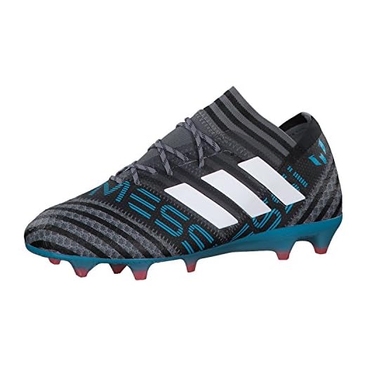 adidas Herr Nemeziz Messi 17,1 Fg fotbollsskor, Grå grå skor vit kärna svart - 40 2/3 EU