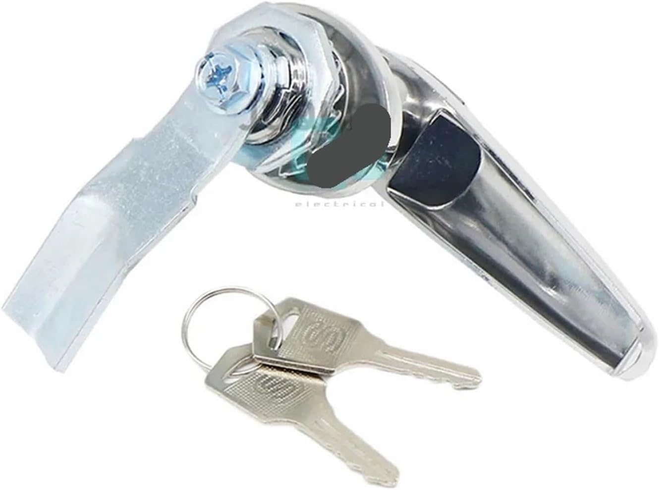 MS308-3 Aluminum Alloy Electric Box Lock MS308-2 Outdoor Distribution Cabinet Handle Lock Cabinet Cabinet Door Lock 1Pcs