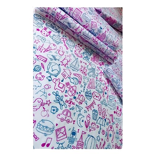 Folha Papel Seda Estampa Infantil 50un 30x70 Decorar Embalar Brinquedo Sacola Presente Caixas Loja