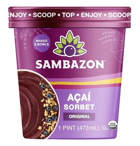 Sambazon Organic Original Açaí Berry Sorbet, 16 Oz