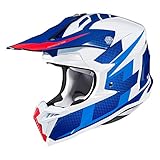 Off-road motorcycle helmet HJC I50 Advanced polycarbonate shell designed thanks to CAD technology. An aerodynamic shell with an enhanced field for maximum visibility and greater safety