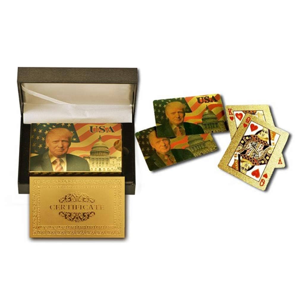 SW Donald Trump Playing Cards - Gold Plated Playing Cards