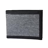 Flowfold Vanguard Recycled Material Bifold Wallet | Slim and Durable with Cash Pocket, Two Hidden Card Pockets and Two ID Windows | Holds 10-12 Cards | Minimalist Wallet Made in USA