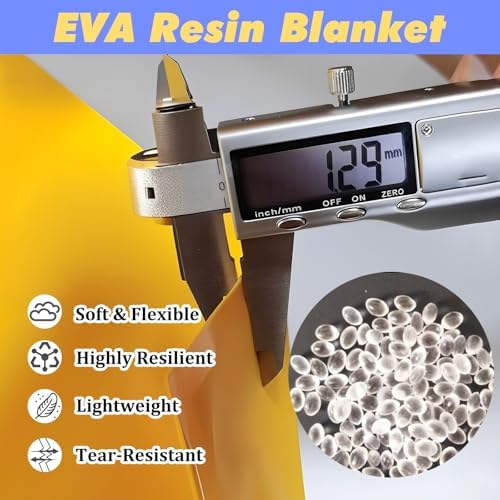 5kV Electrical Insulation Blanket, Lightweight High Voltage Safety Mat for Substations, Electrical Work Protection (1 Pack, 11.8x11.8in/30x30cm)