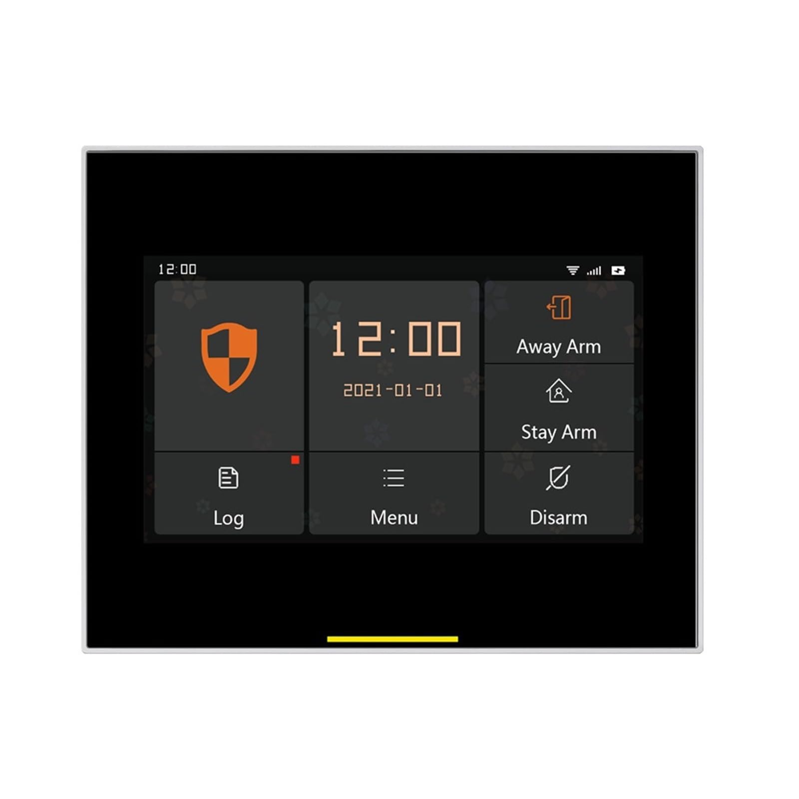Sistemas Seguridad Hogar Kits de Sistema Alarma Seguridad for el hogar Inteligente WiFi inalámbrico 4G for Garaje y Soporte residencial Tuya aplicación(4G H501 Set K)