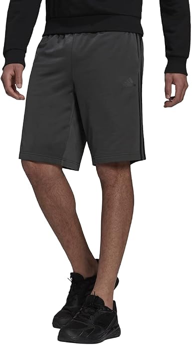 Amazon.com: adidas Pantalones cortos de tricot regulares de 3 rayas para  hombre, Negro-blanco : Ropa, Zapatos y Joyería