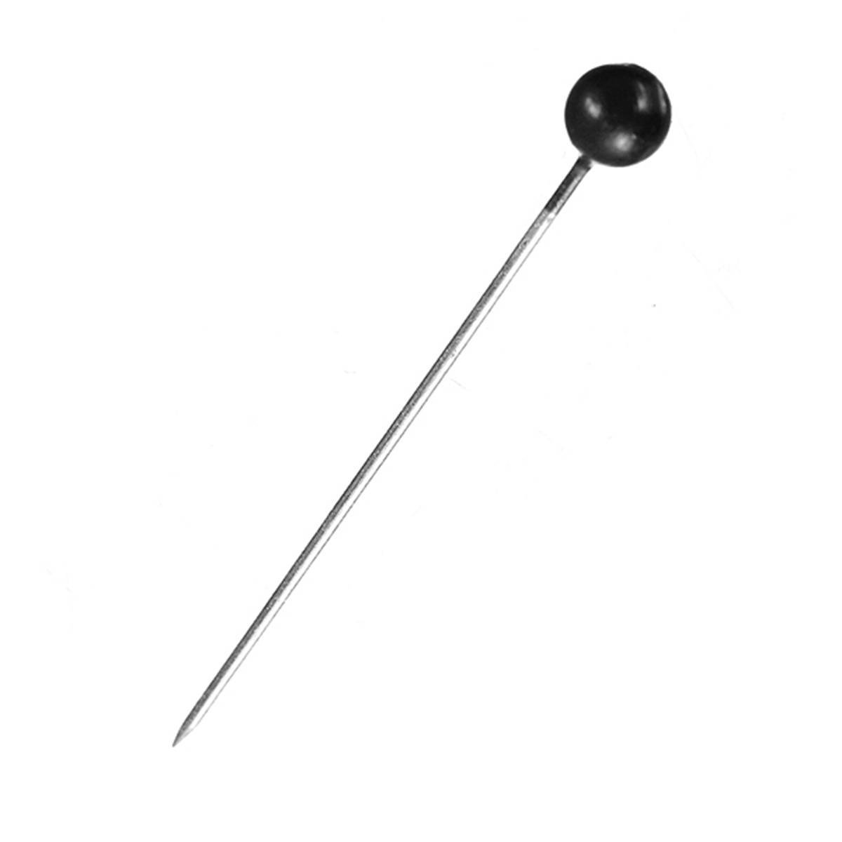 PRANSUNITA Pearl Head Stainless Pins for Dressmaking, Jewelry Crafts, Scrap Booking, Sewing, Gardening Projects, Pack of 1000 pcs � Color � Black 2