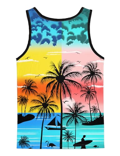 Asylvain 3D Tank Tops for Men Women Cool Design Graphic Sleeveless Shirts Summer Tops2