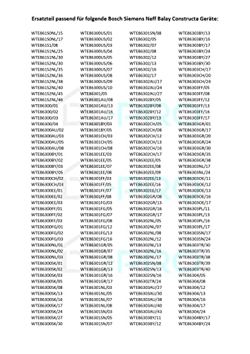 DL-pro Türdichtung für Bosch Siemens 00656841 656841 Filzdichtung Dichtung Gummidichtung für Avantixx Classixx Logixx iQ300 iQ500 iQ700 Trockner Wäschetrockner Waschtrockner