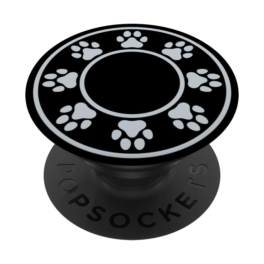 Paws Circle Artistic Design PopSockets Swappable PopGrip