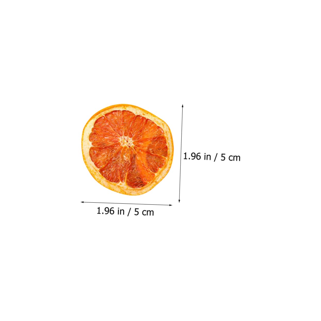 Gadpiparty 2stücke Deko Getrockneten Orangenscheiben Und Früchten Für Kreative Bastelideen Für Weihnachtskränze Tischdekoration Und Zufällige