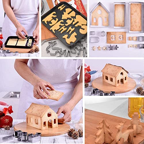 Set Tagliabiscotti Natalizio in Acciaio