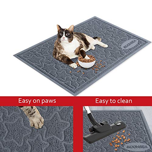 Pet Feeding Mat for Food and Water Large Size, Non-Slip Waterproof Dog Bowl Mat, Easy to Clean Dog Food Mat, Unique Star… - Image 4