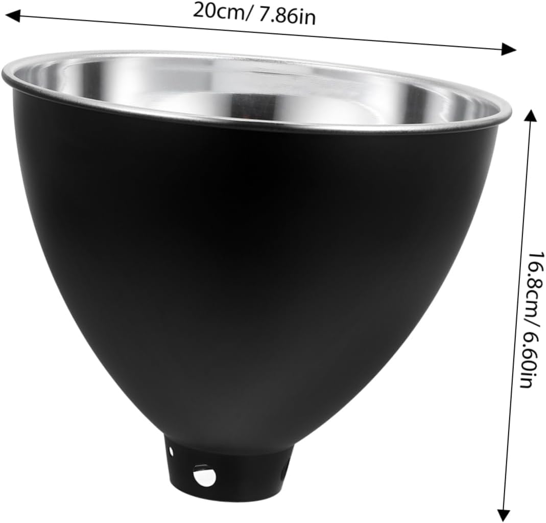 Levemolo Dome Shaped Bulb Shade Reptile Habitat Lighting Shade Terrarium Heat Lamp Reflector Cover for Reptile Tank