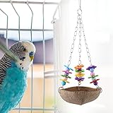 KIMISS Schaukelspielzeug und Hängendes Kauspielzeug für Vögel – Langlebig und Zubehör für Haustieraktivitäten