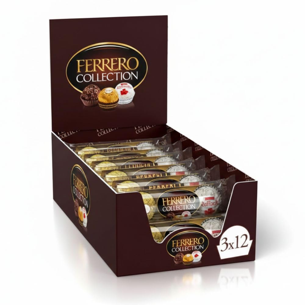 Amazon | フェレロ コレクションT-3 32.4g×12個 | Ferrero | ナッツ